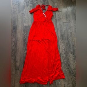 ASOS Off the Shoulder Maxi Dress. NEVER BEEN WORN. SIZE US 10/UK 14